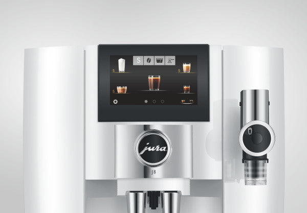 Jura J8 Piano White EA 15460 - 5 Joer Garantie