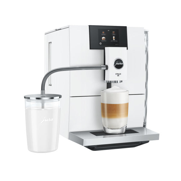 Jura ENA8 Full Nordic White (EC) 15491 - mat 5 Joer Garantie