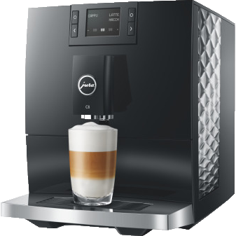 Jura C8 Piano Black (EA)15603- mat 5 Joer Garantie