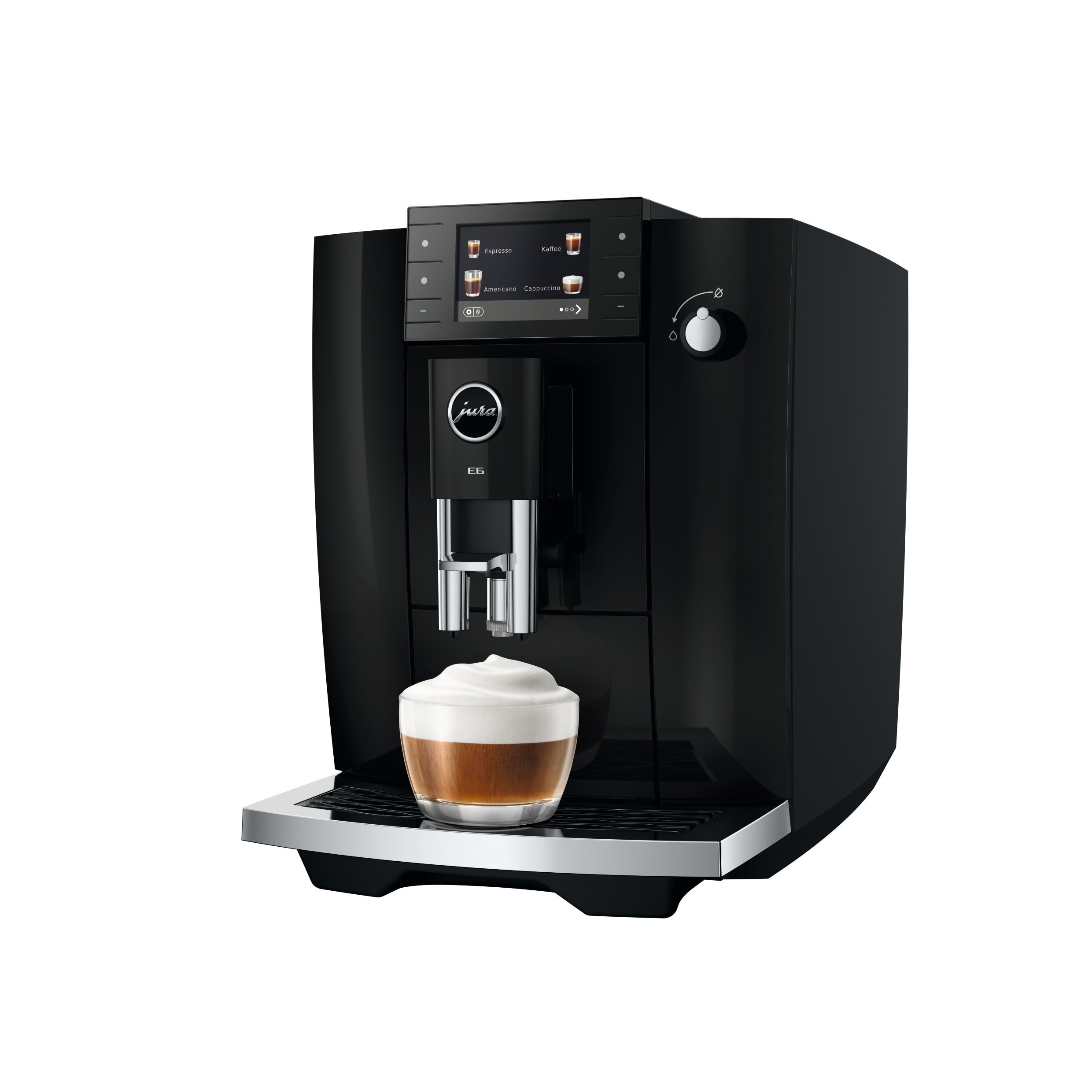 JURA E6 Piano Black (ED) 15642 mat 5 Joer Garantie