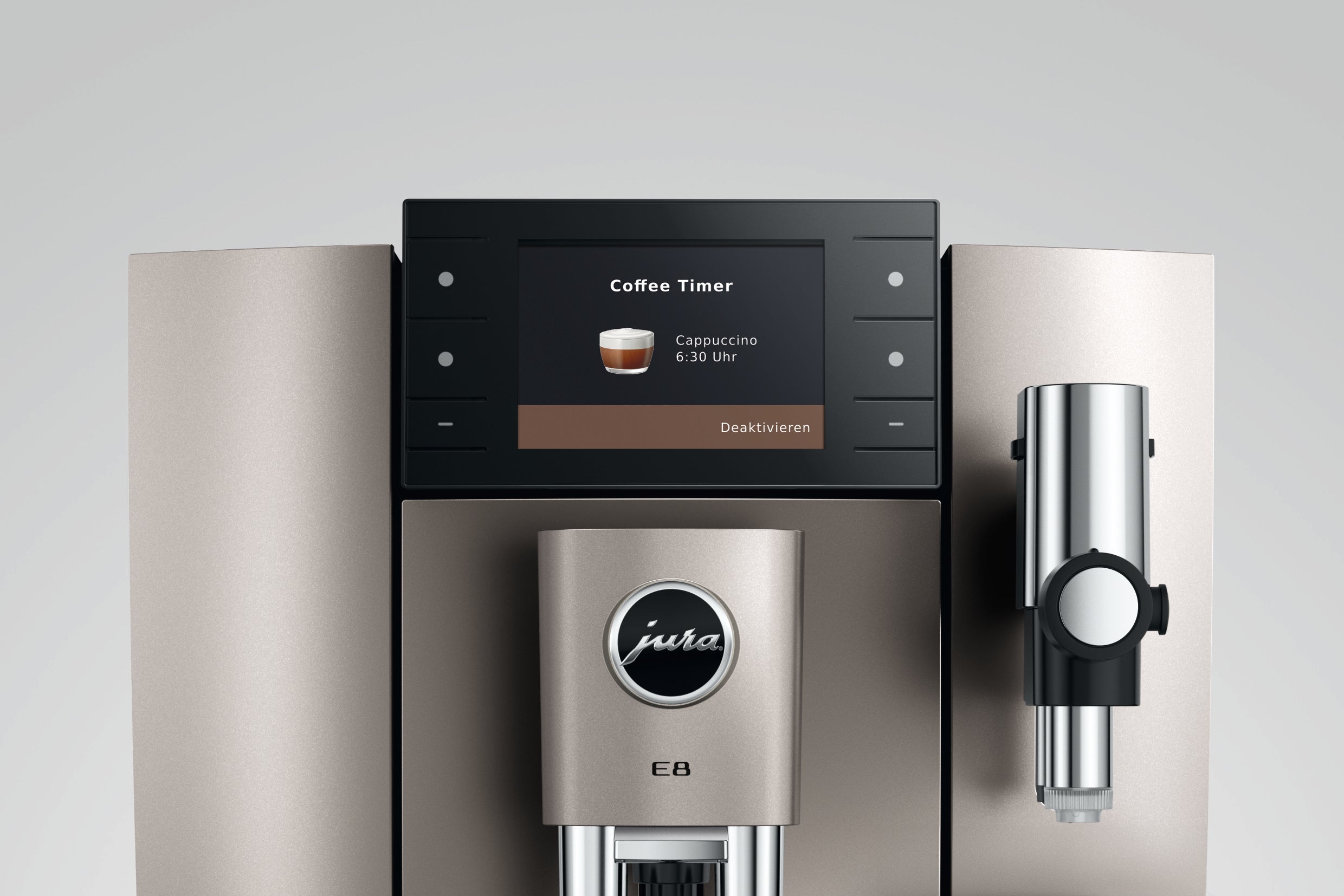 Jura E8 Midnight Silver (ED) 15712 mit 5 Jahren Garantie
