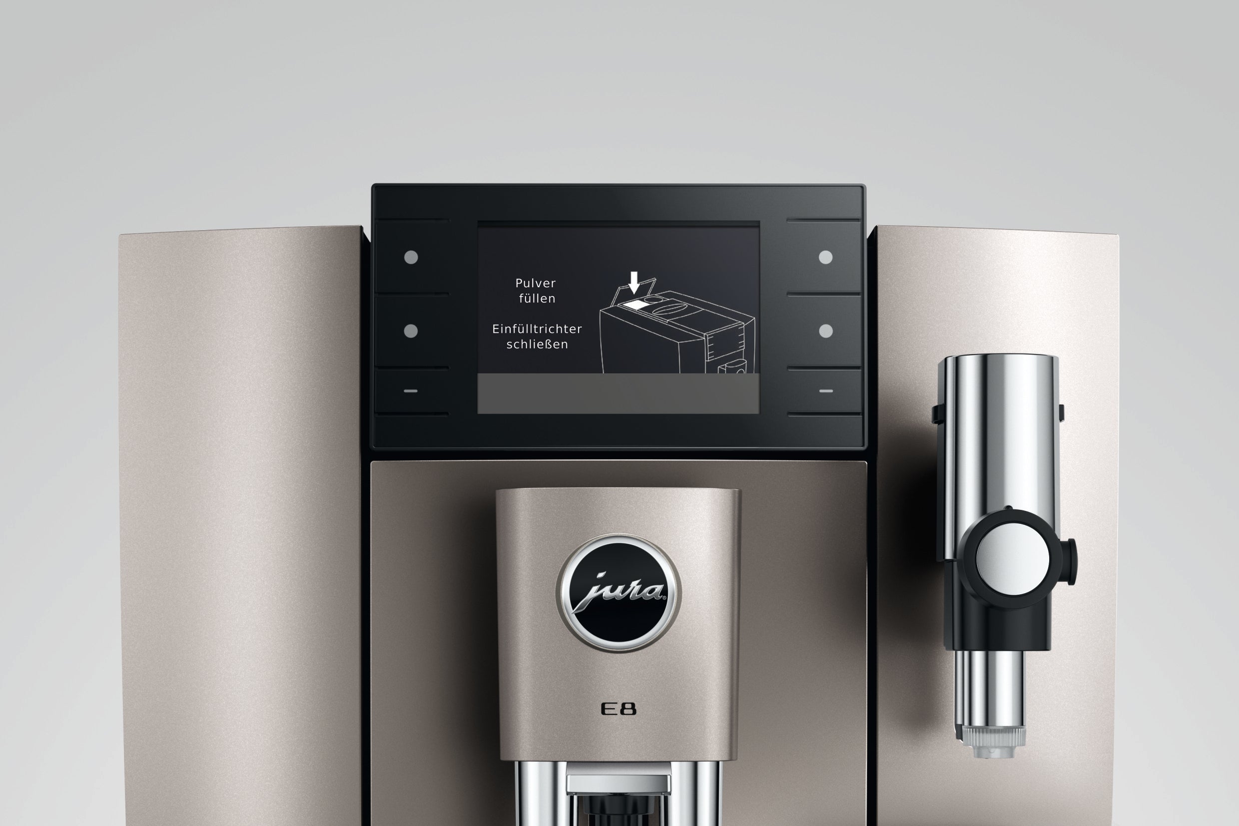 Jura E8 Midnight Silver (ED) 15712 mit 5 Jahren Garantie