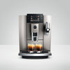 Jura E8 Midnight Silver (ED) 15712 with 5 Years Warranty
