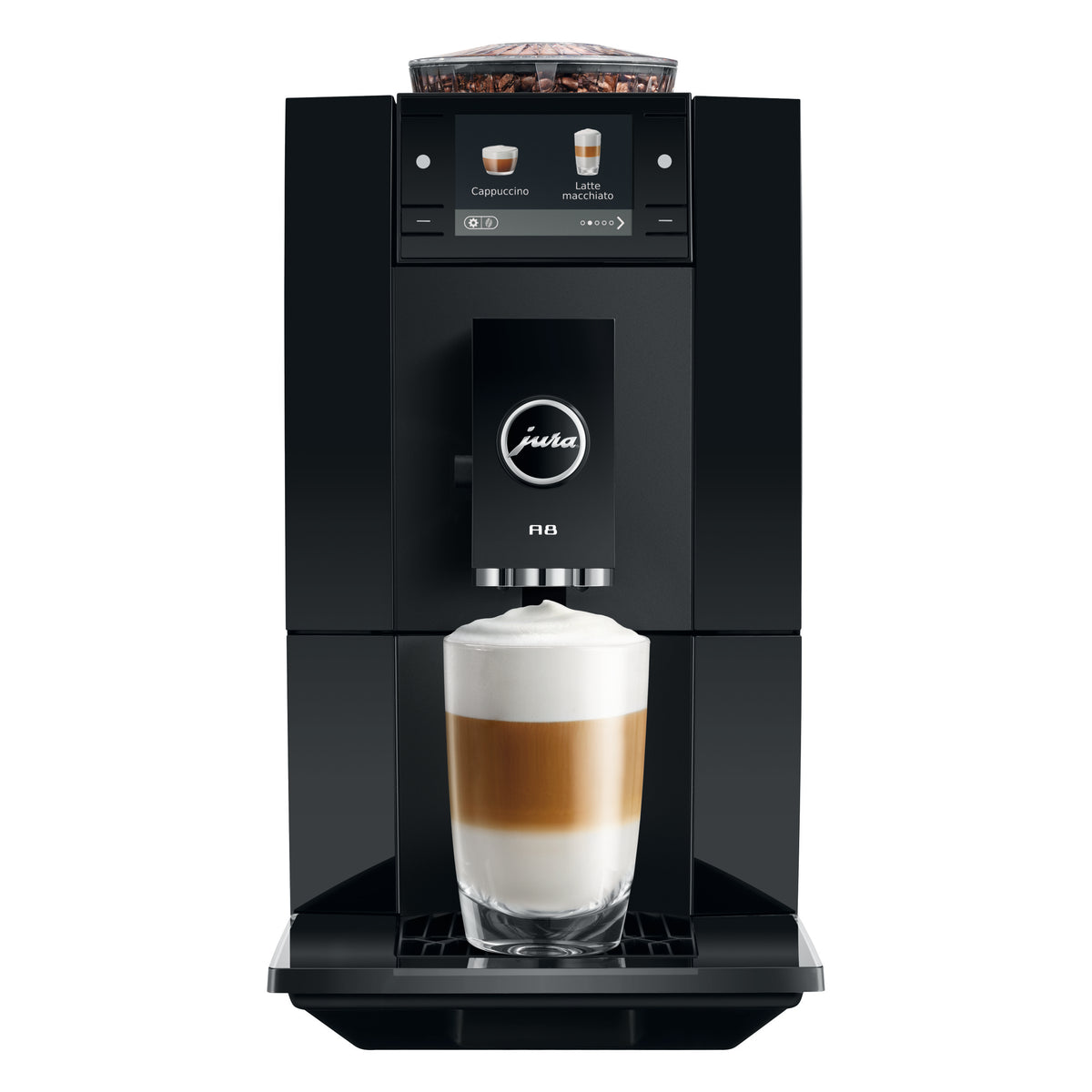 JURA A8 Piano Black (EA) 15736 - mit 5 Jahren Garantie