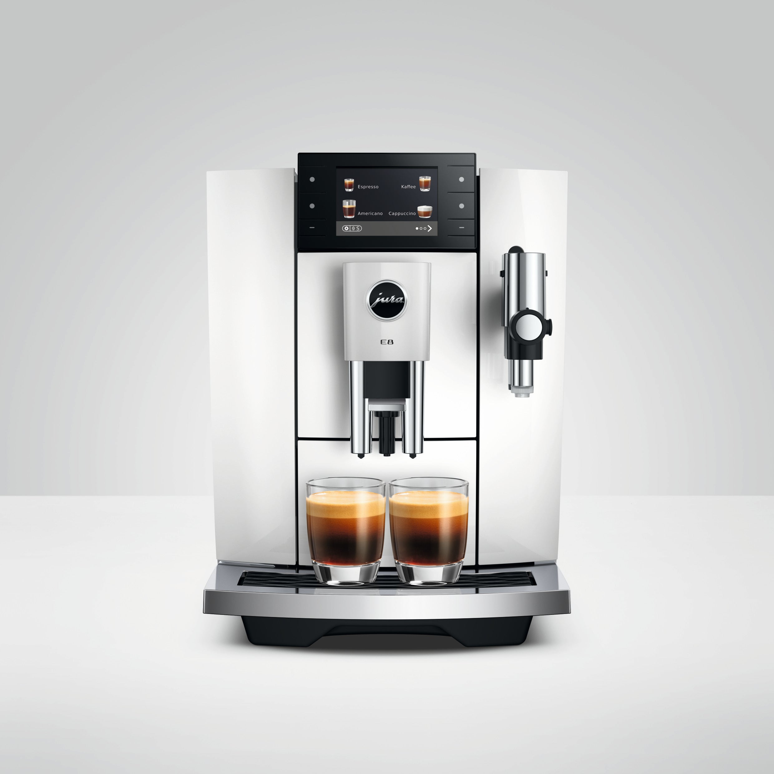 Jura E8 Piano White (ED) 15747 mat 5 Joer Garantie