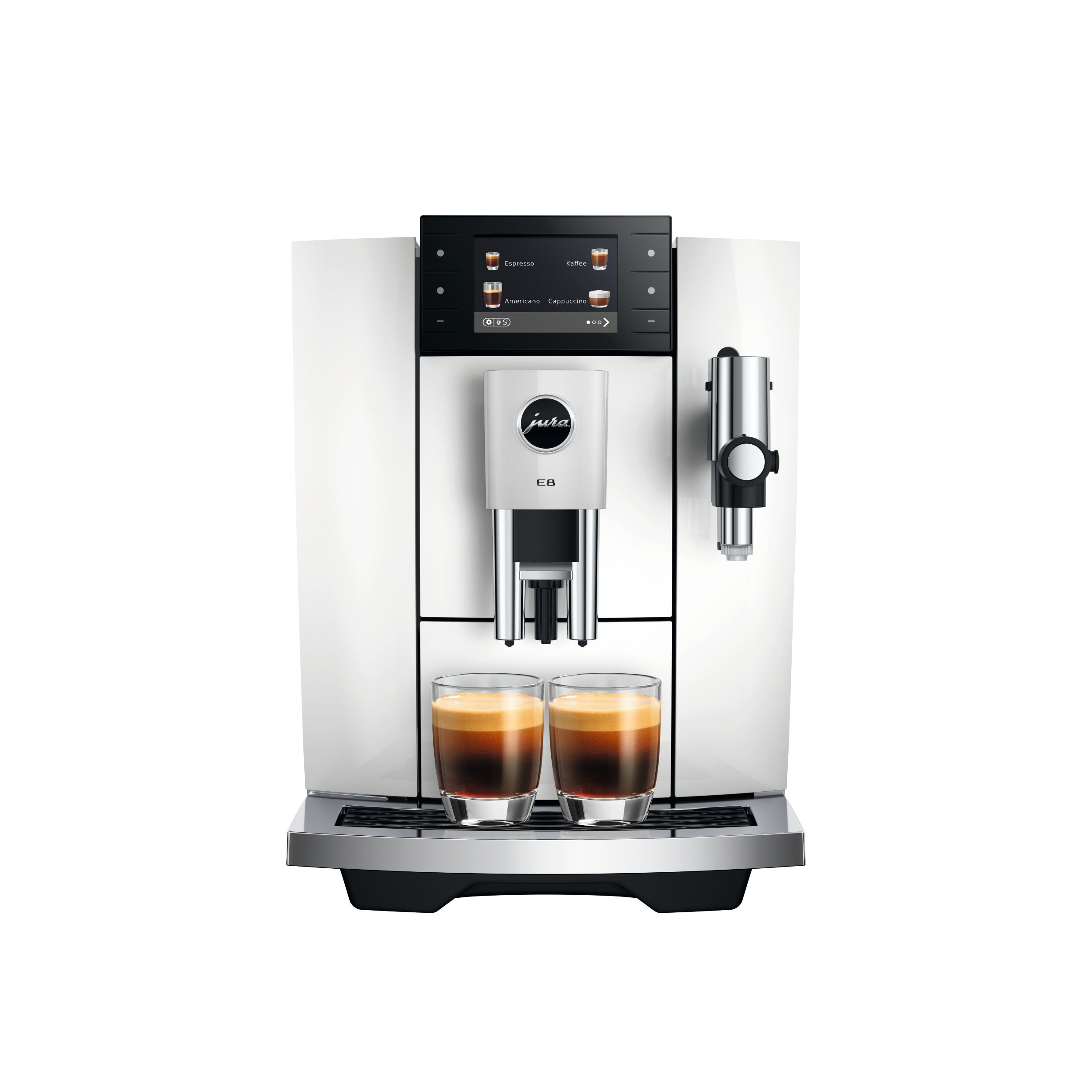 Jura E8 Piano White (ED) 15747 mat 5 Joer Garantie