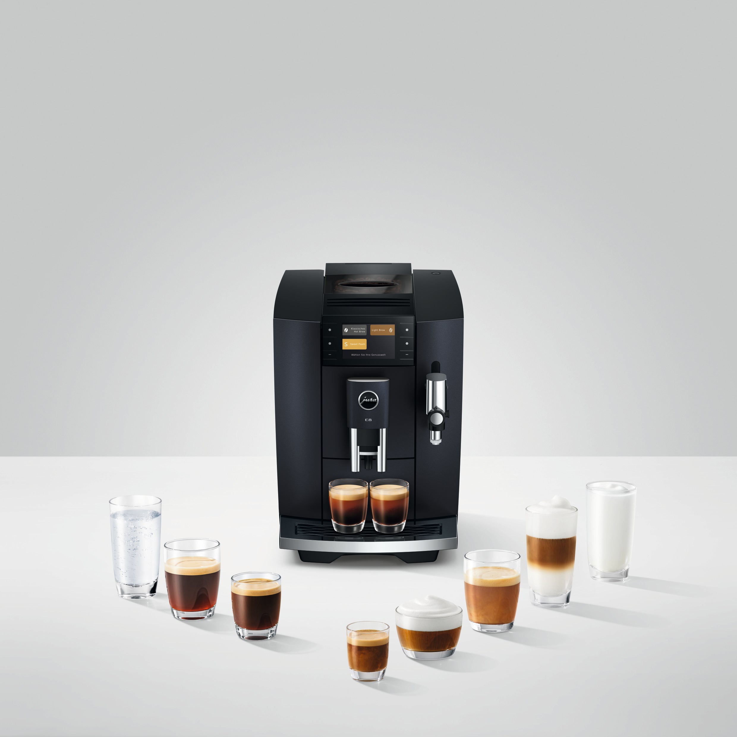 Jura E8 Cosmic Black (ED) 15749 mat 5 Joer Garantie