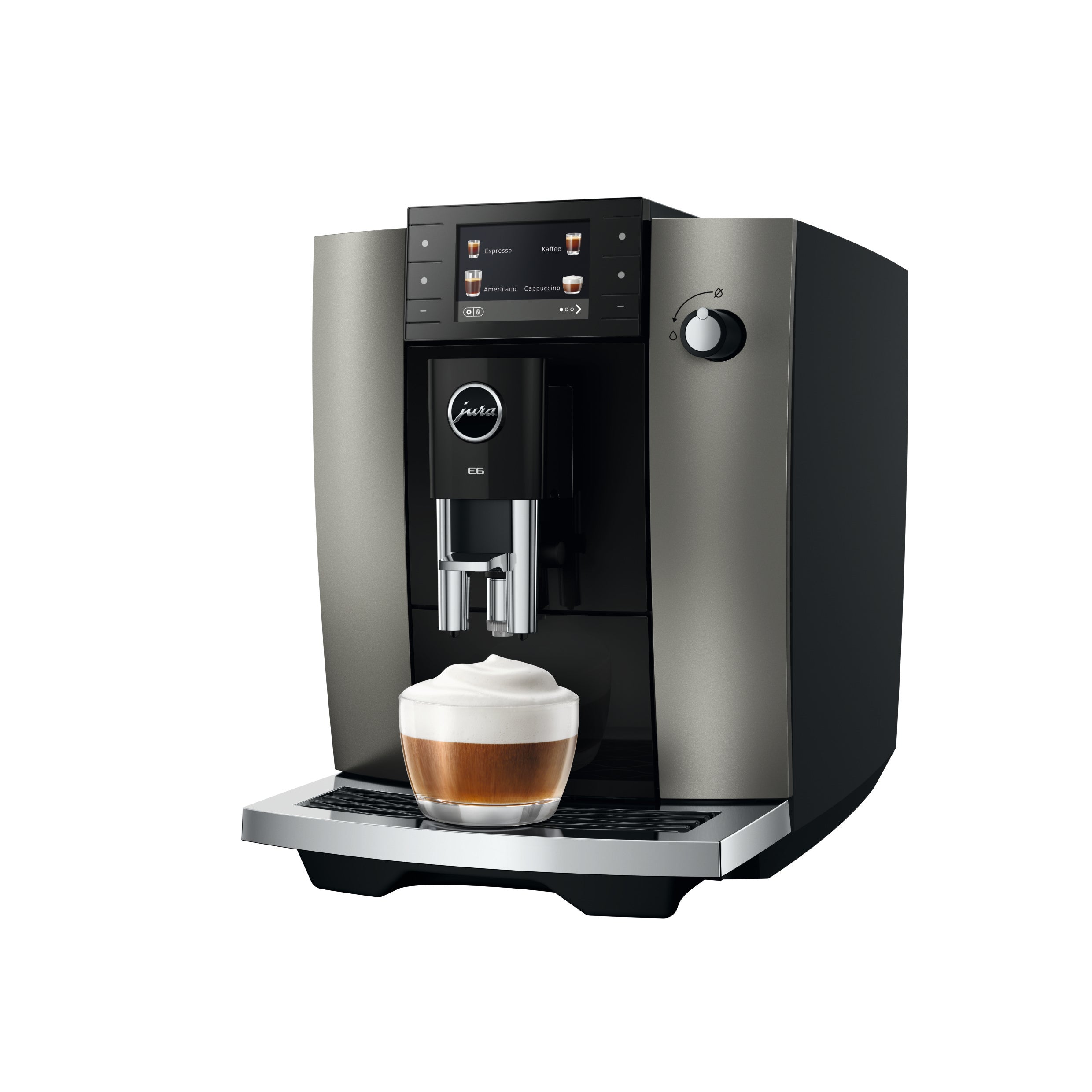 JURA E6 Dark Inox (ED) 15828 mat 5 Joer Garantie