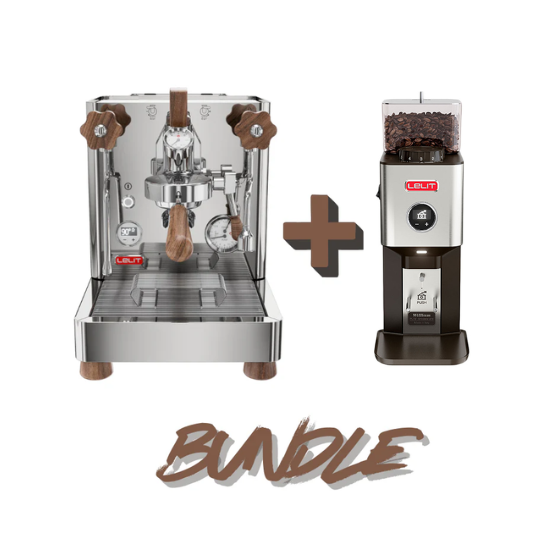 Bundle: Lelit Bianca PL162T Espressomaschinn Versioun 3 & Lelit PL72 Mille