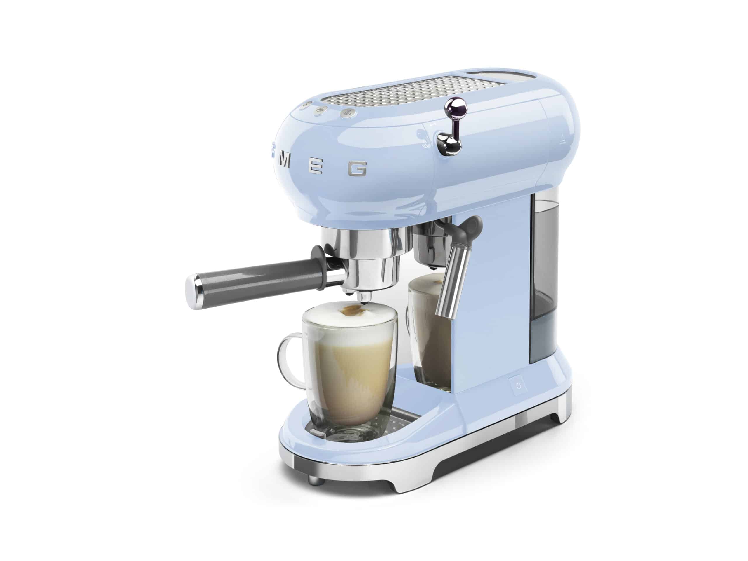 SMEG Siebträger Pastell Blau ECF01PBEU inkl. 5 Jahre Garantie