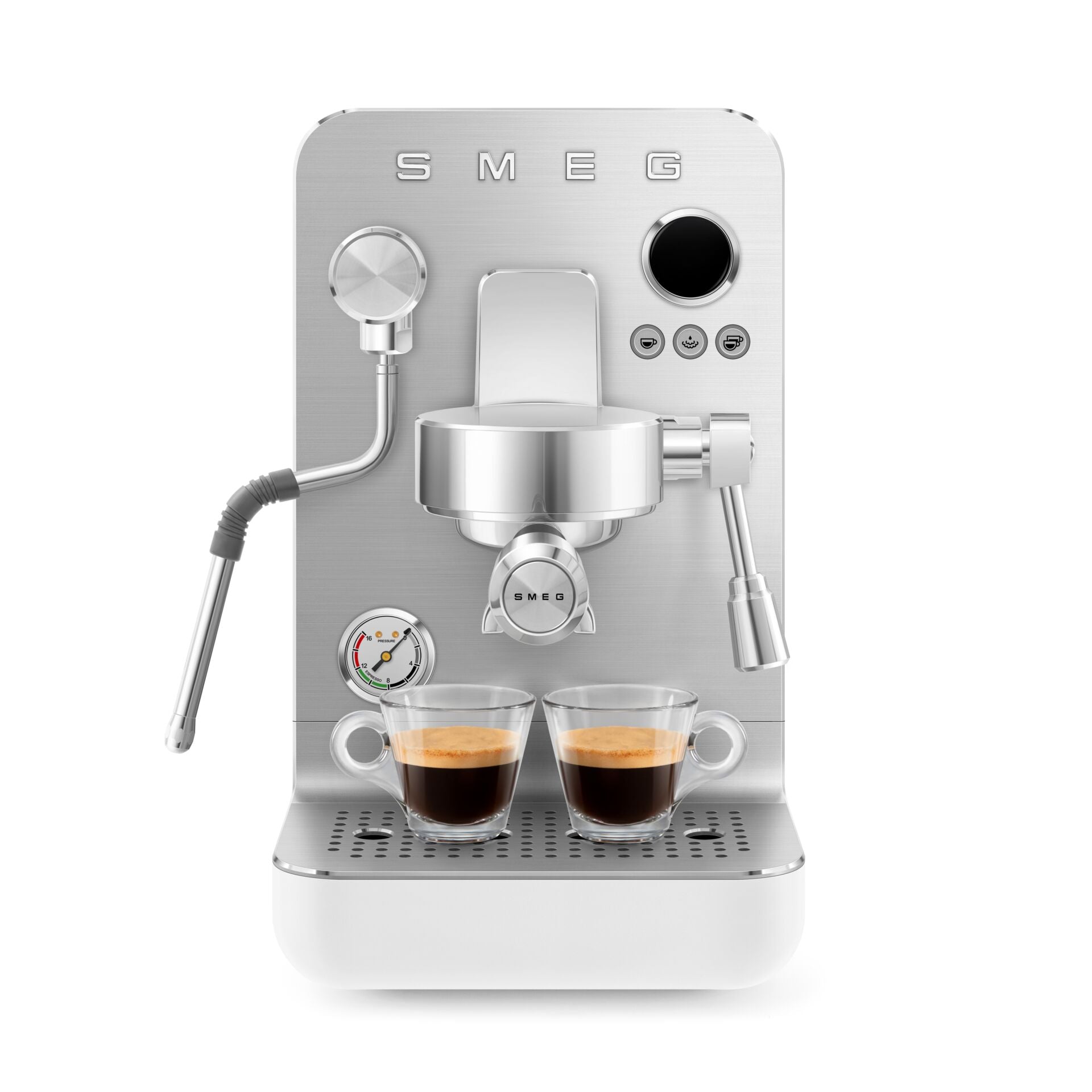 SMEG Siebträger EMC02WHMEU in Weiß inkl. 5 Jahre Garantie