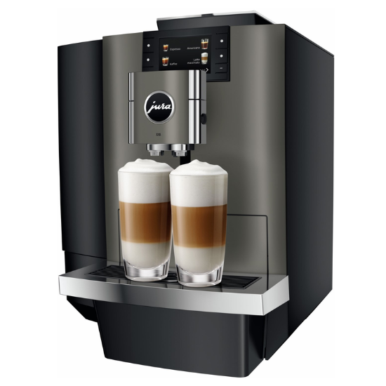 JURA X10 Dark Inox (EA) 15546 - inkl. 5 Joer Garantie