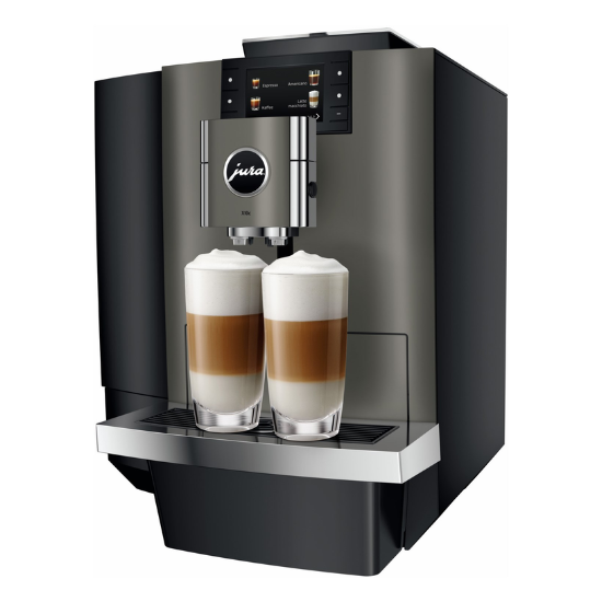 JURA X10c Dark Inox (EA) 15624- inkl. 5 Joer Garantie