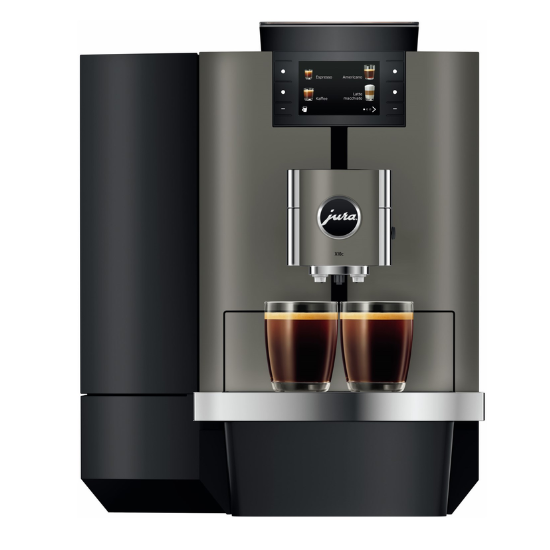 JURA X10c Dark Inox (EA) 15624- inkl. 5 Joer Garantie
