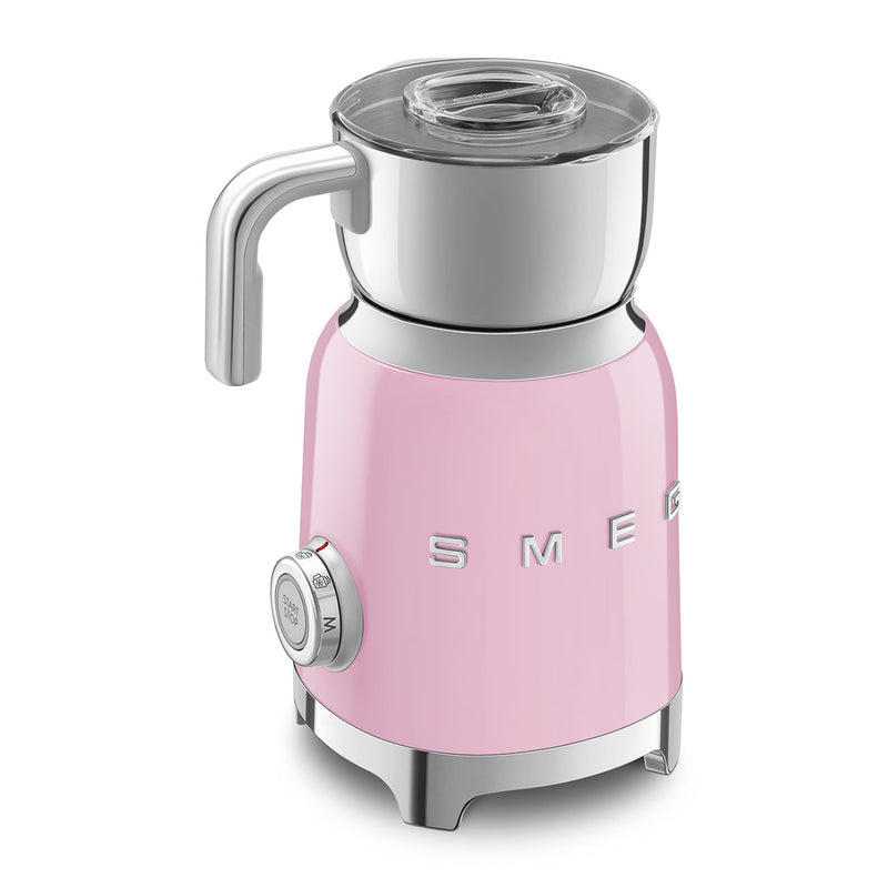 SMEG Mëllechschaumer Rosa MFF11PKEU