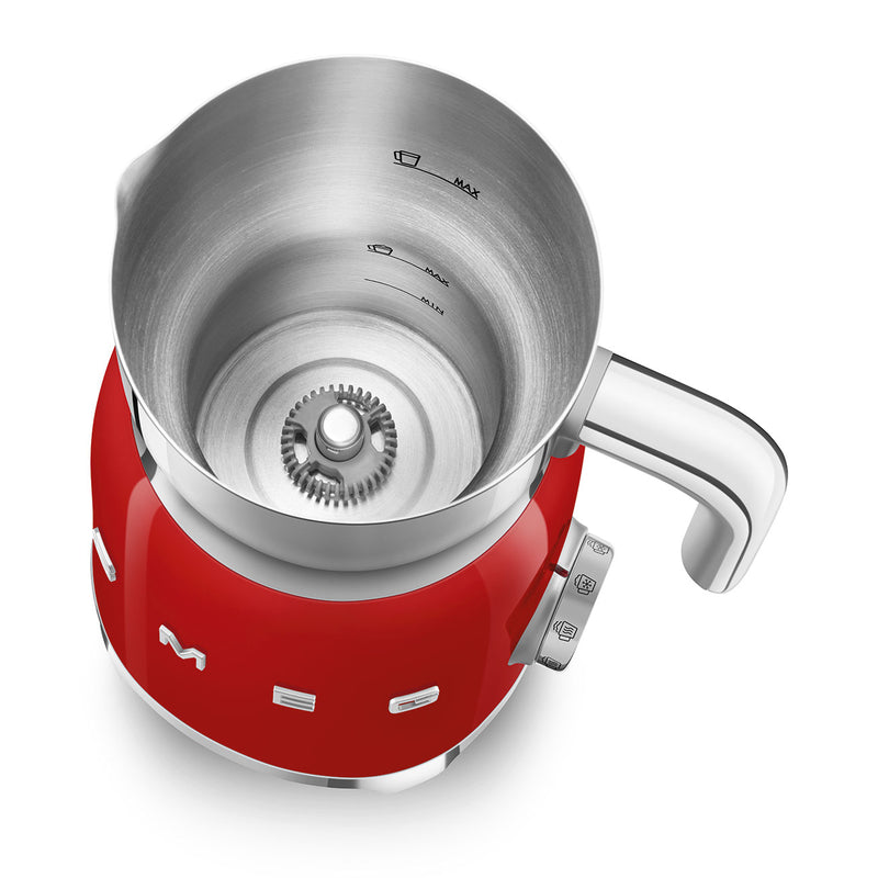 SMEG Mëllechschaumer Rout MFF01RDEU