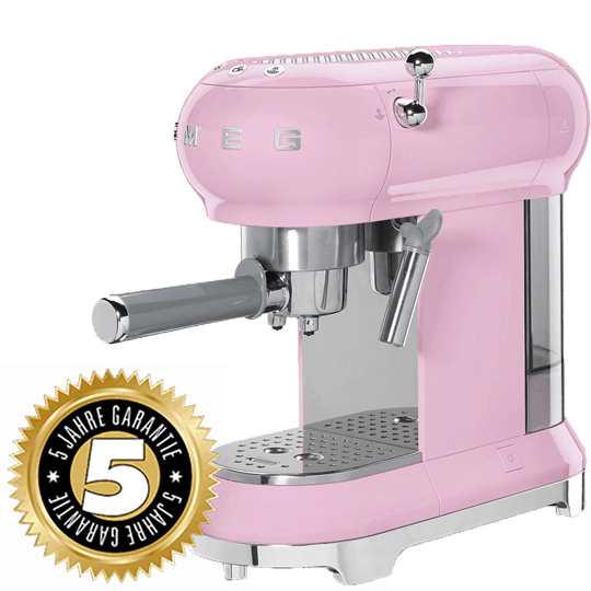SMEG Siebträger Cadillac Pink ECF01PKEU inkl. 5 Jahre Garantie Kaufen in Trier