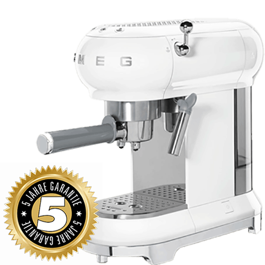 SMEG Siebträger Weiß ECF01WHEU inkl. 5 Jahre Garantie