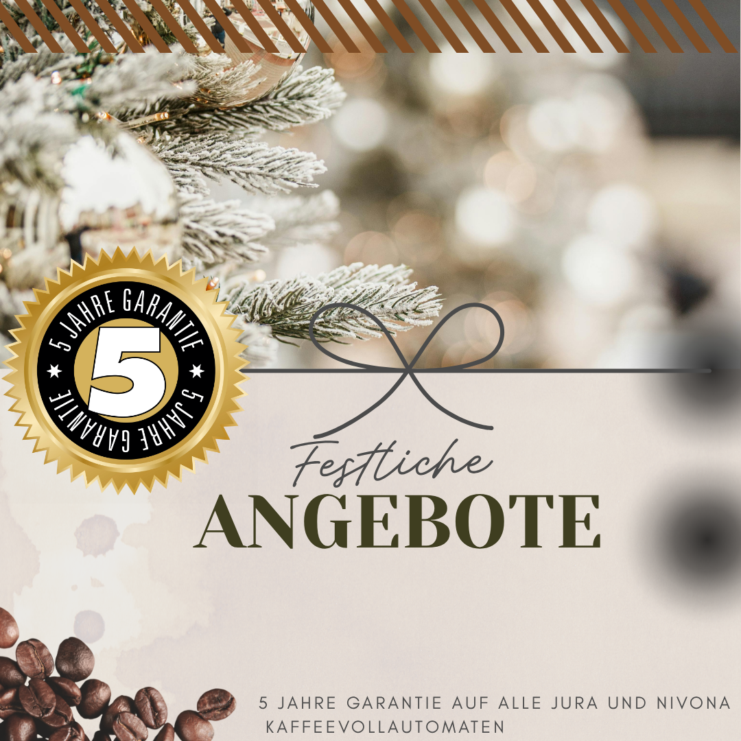5 Jahre Garantie auf Kaffeevollautomaten