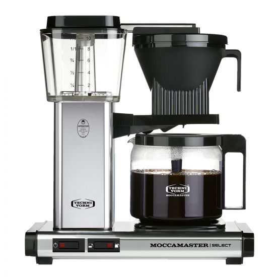 Moccamaster KBG Select Polished Silver 53970 inkl. 5 Joer Garantie