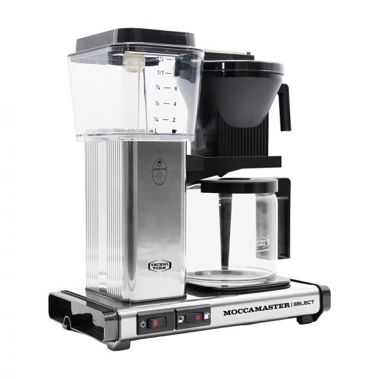 Moccamaster KBG Select Polished Silver 53970 inkl. 5 Joer Garantie